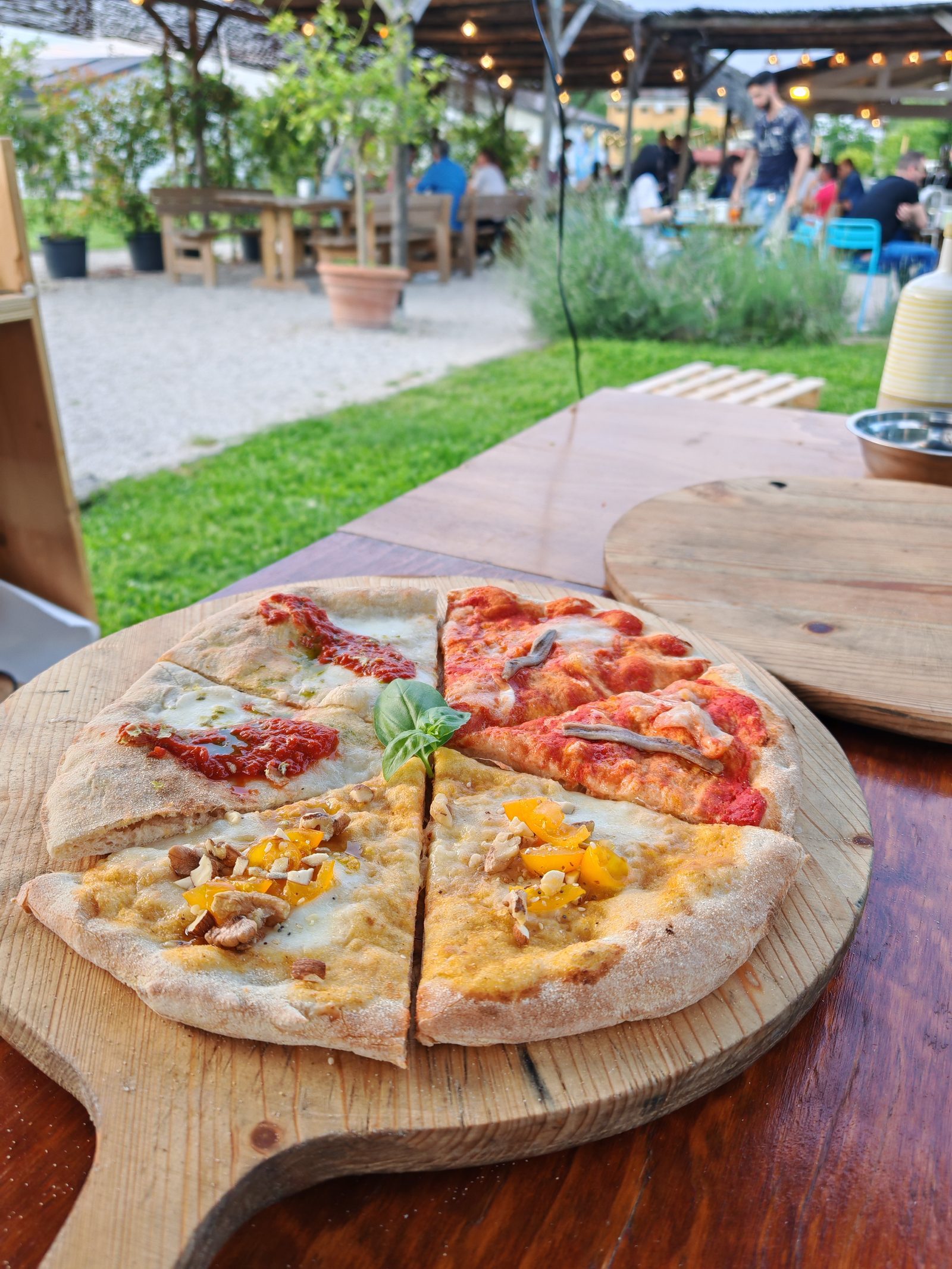 Serata privata con forno a legna
